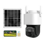 4G Solar Security Camera 8MP Built-in Sim Ai Human Detection