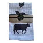Single Printed Dishcloth - Animals