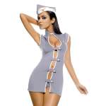 Obsessive - Stewardess Costume Grey L xl