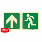 Parrot Photoluminescent 190MM E10 Safety Sign