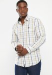 Pierre Cardin PC179 Checked Formal Shirt - White