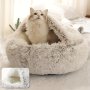 Dog Beds For Small Medium Dogs Washable Cat Beds For Indoor Cats Small Dog Bed With Side For Puppy And Kitten Large Soft Pet