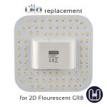 Eurolux - Cool White GR8 9W 2D LED