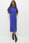 Superbalist Volume Sleeve Midi Dress With Tie Detail - Blue