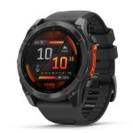Garmin Fnix 8 Amoled 47MM - Slate Grey With Black Silicone Band