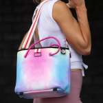 Neoprene Tote Bag Small - Rainbow Candyfloss