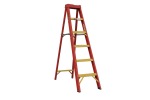 6 Step Single Sided Full Fibre-glass Ladder