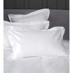 Simon Baker Cotton Percale 200 Tc White Oxford Pillowcases Pair Various Sizes - White King Pair 50 X 90CM