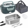 1.5L Electric Lunch Box With Insulation Bag For Hot Meals Anywhere