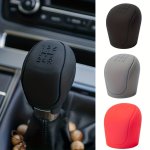 Car Silicone Gear Shift Knob Cover Gear Shift Non-slip Grip Handle Protective Covers Manual 6-SPEED Car Interior Accessories