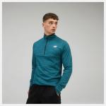 New Balance Men's Tenacity Quarter Zip - Mountain Teal - Md