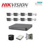 Hikvision 8 Channel Vari Focal Camera Kit