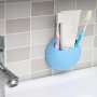 Esst Creative Powerful Bathroom Suction Toothpaste Cup Holder Toothbrush Storage Rack