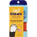 Soft Claws Dog Nail Caps 40 Medium Nail Caps Made In Usa - Vet Developed Safe & Non-toxic Easy To Apply Claw Covers Protects