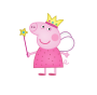 Princess Peppa Wall Vinyl Sticker - Self Adhesive