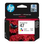 HP Single Pack Tr-color Advantage 47 Printer Ink Cartridge - 6ZD61AE