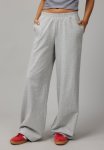 Wide Leg Trackpant - Grey Marle