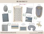 Cot Duvet Bedding Western Rodeo Set