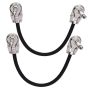 2PCS Flat Head Audio Cables For Electric Guitar Durable Guitar Patch
