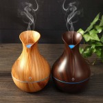 Grain Electric Essential Oil Diffuser And Humidifier - Dark Brown