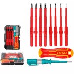 Total Tools Set Screwdriver Insulated 10PCS Interchangeable