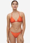 Padded Triangle Bikini Top - Orange