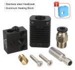 MK8 Nozzle Hotend Kit Aluminum – Black