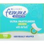 Clicks Femme Advanced Ultra Liners Unscented 100 Liners