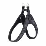 Rogz Utility Fast Fit Dog Harness Black Reflective Waggs Pet Shop