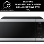Samsung Silver And Black Digital Grill Microwave Oven - 40L