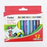Foska Wax Crayons 12 Colours