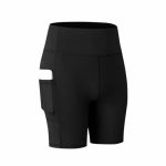 Killer Deals Yoga exercise running High Waist Stretchy Shorts W Side Pockets - Best Bargains Online