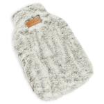 Silver Grey Faux Fur Hot Water Bottle