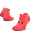 Unisex Ua Armour Dry Run No Show Socks - Venom RED-690 Sm