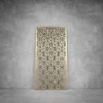 Laser Cut Screen - Design 131 - 2900 X 1400 X 20 Matt Gold Indoor