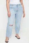 Cotton On Plus Straight Crop Jean - Cloud Blue Rip