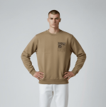 Mens Sweatshirt 46 In Camel - Camel XL