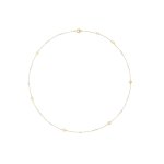 Delicate Kira Pearl Necklace Gold