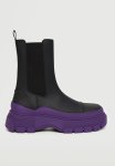 Water Contrast-sole Ankle Boot - Medium Purple