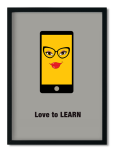 Decor Print Ms. Smartphone - Unframed A2