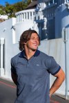 The Golfer Polo In Navy - 2XL