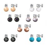 DESTINY 7 Days Droplet Pearl Earring Set With Swarovski Crystals & Pearls