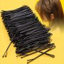 50PCS Chinese Style Bobby Pins Set - Metal Hair Side Clips Solid Color Finishing Hair Accessories For Women And Girls Versatile Shapes Ideal For