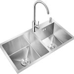 Xufu JG20375639 Stainless Steel Sink 80CM X 45CM X 20CM