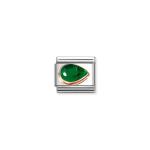 Composable Classic Link Green Stone Drop Right