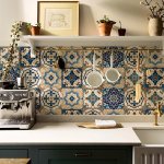 1 Roll Self-adhesive Wallpaper Boho Brick Mosaic Tile Contact Paper Peel And Stick Waterproof Removable Living Room Kitchen Bedr