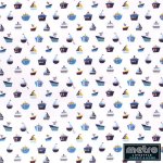 Printed Tton Nautical 15527 050