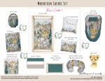 Cot Duvet Bedding Mountain Safari Set