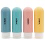 - Leakproof Silicone Travel Bottles For Toiletries 4 X 89ML Opaque