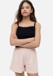 Paper Bag Sweatshorts - Light Pink